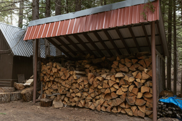 Ample firewood for boiler